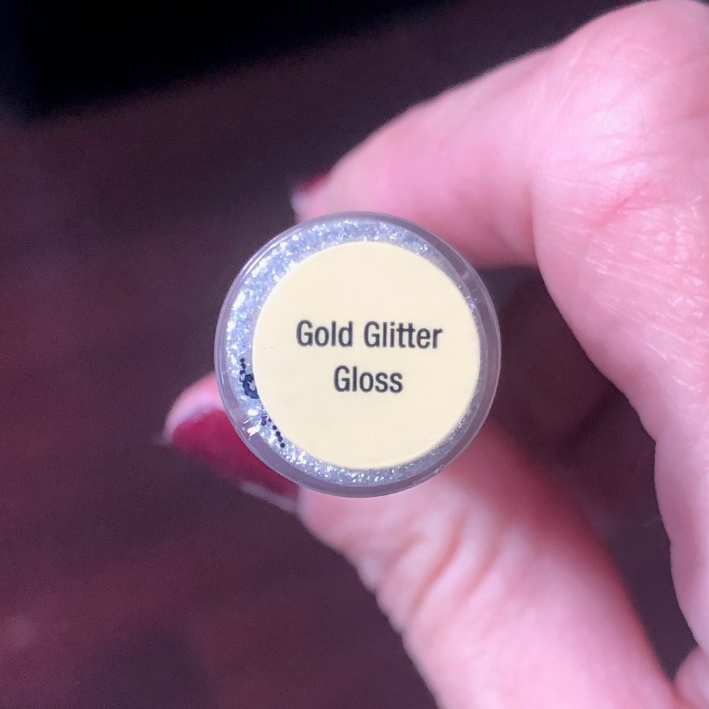 Gold Glitter Gloss from LipSense NWT